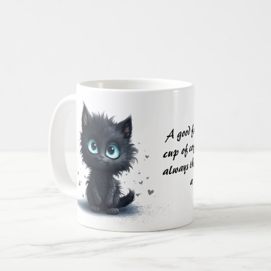 Kitten Kaffeezubereitung Tasse (Vorderseite Links)