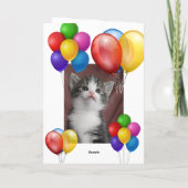 Kitten Karte (Rückseite)