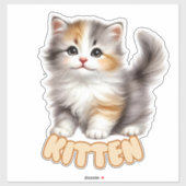 KITTEN - KINDERZIMMER STICKER (Blatt)