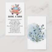 Kitten Kitty Cat Baby Dusche bringen Sie ein Buch  Begleitkarte (Vorne/Hinten)