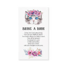 Kitten Kitty Cat Baby Dusche bringen Sie ein Buch 