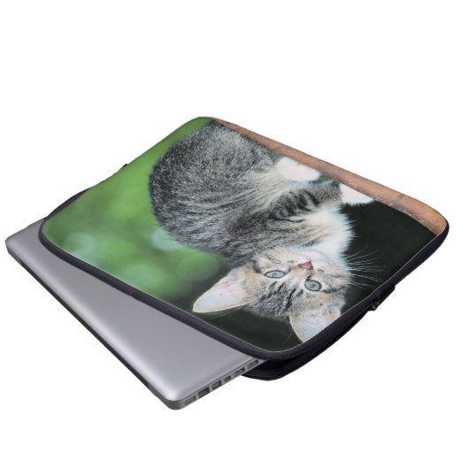 Kitten Laptopschutzhülle (Vorne Knopf)