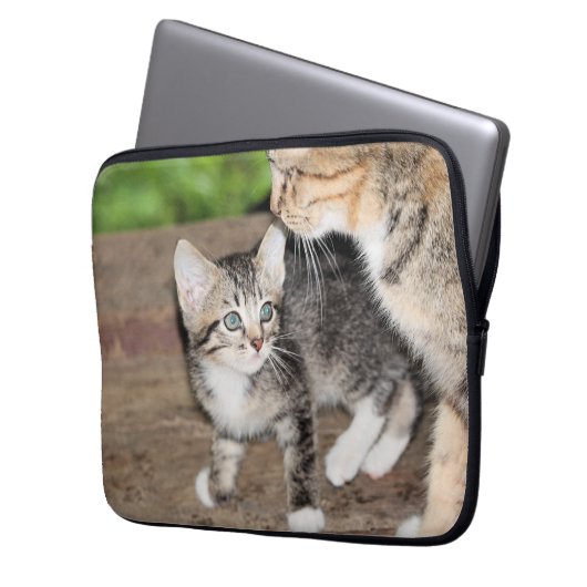 Kitten Laptopschutzhülle (Vorderseite Links)