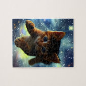 Kitten läuft im Space Jigsaw Puzzle (Horizontal)