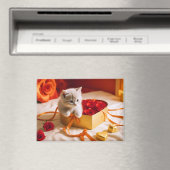 Kitten Liebe Tender Romantisches Geschenk Magnet (In Situ (Geschirrspüler))