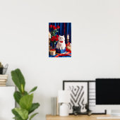 Kitten Liebe Tender Romantisches Geschenk Poster (Heimbüro)