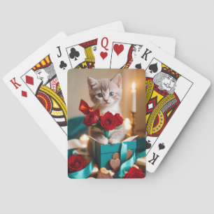 Kitten Liebe Tender Romantisches Geschenk Spielkarten