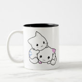 Kitten Liebe Zwei Tasse (Links)