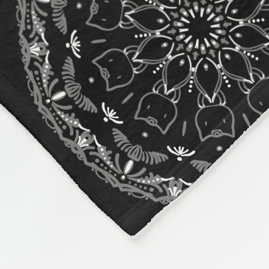 Kitten Mandala Fleecedecke (Ecke)