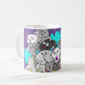 Kitten Mashup Kaffeetasse (Vorderseite Links)