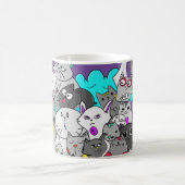 Kitten Mashup Kaffeetasse (Mittel)