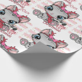Kitten, mein erstes Weihnachtswrapping Paper Geschenkpapier (Ecke)