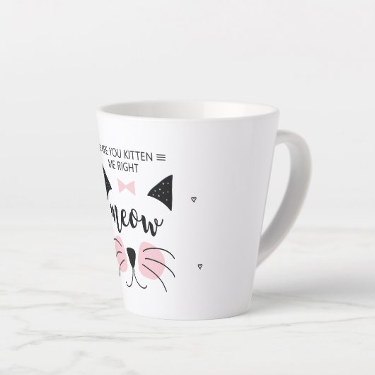 Kitten mir rechts Meow Milchtasse (Rechte Ecke)