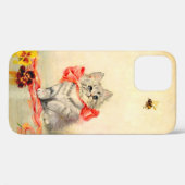 Kitten mit einem roten Band Case-Mate iPhone Hülle (Rückseite (Horizontal))