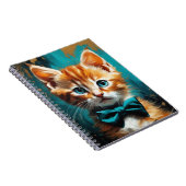 Kitten mit einer Bow-Krawatte | Notebook Notizblock (Rechte Seite)