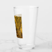 Kitten mit Farbe und Pinsel Glas (Links)