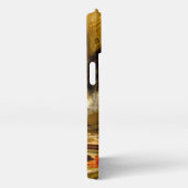 Kitten mit Farbe und Pinsel iPhone Hülle (Rechte Seite)