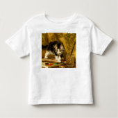 Kitten mit Farbe und Pinsel Kleinkind T-shirt (Vorderseite)