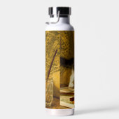 Kitten mit Farbe und Pinsel Trinkflasche (Rechts)