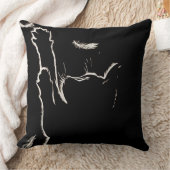 Kitten mit Licht bemalt Kissen (Decke)