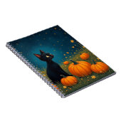 Kitten mit Pumpkins Notizblock (Rechte Seite)