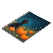 Kitten mit Pumpkins Notizblock (Linke Seite)