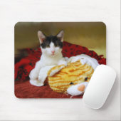 Kitten mit Toy Tiger Mousepad (Mit Mouse)