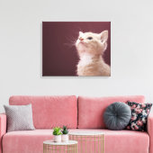 Kitten mit Whiskers Leinwanddruck (Insitu (Wohnzimmer))