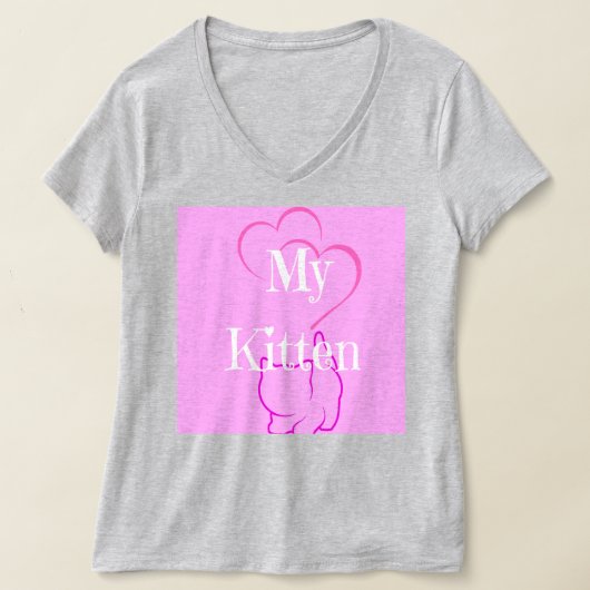 Kitten Mom / Nacken zu Shirt (Ablage )