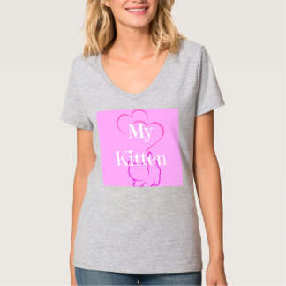 Kitten Mom / Nacken zu Shirt
