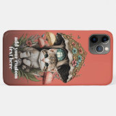 Kitten Mushroom Cat Wildblume Cotcharcore Custom Case-Mate iPhone Hülle (Rückseite (Horizontal))