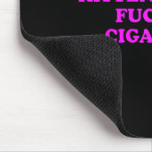 Kitten Needs A Foring Cigarette Funny Cat Meme Wom Mousepad (Ecke)