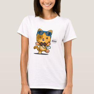 Kitten Niedlich Art T-Shirt