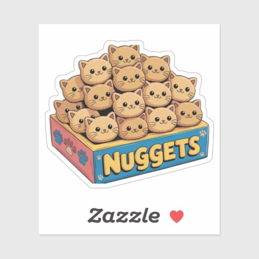 Kitten Nugets Sticker (Blatt)