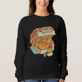 Kitten Nuggets Cat Cake Box Sweatshirt (Vorderseite)