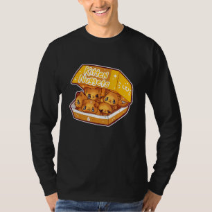 Kitten Nuggets Fast Food Cat Niedlich Chicken Nugg T-Shirt