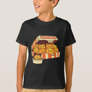 Kitten Nuggets Funny Cats und Chicken Nuggets Lieb T-Shirt