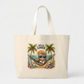 kitten on the net at the beach wearing sunglasses jumbo stoffbeutel (Vorne)