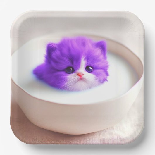 Kitten Pappteller (Vorderseite)