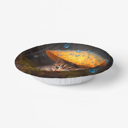 Kitten Pappteller (Gewinkelt)