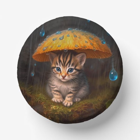 Kitten Pappteller (Vorderseite)