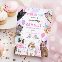 Kitten Party Let's Pawty Kitty Cat Geburtstag