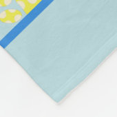 Kitten Paws Blue Personalisiert Fleece Blanket (Ecke)