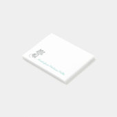 Kitten Personalisierte Post-it-Notizen Post-it Klebezettel (angewinkelt)