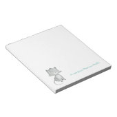 Kitten Personalisierter Notepad Notizblock (angewinkelt)
