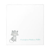 Kitten Personalisierter Notepad Notizblock (Vorderseite)