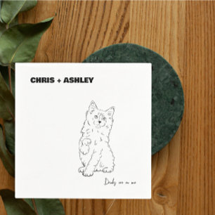 Kitten Pet cat Cocktail Napkin für Hochzeiten Serviette