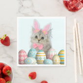 Kitten Photo Bunny Ears  Serviette (Beispiel)