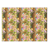 Kitten Photo Easter Eggs Pattern  Tischdecke (Vorderseite (Horizontal))