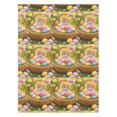 Kitten Photo Easter Eggs Pattern  Tischdecke (Vorderseite)